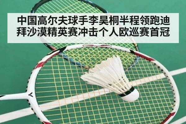 中国高尔夫球手李昊桐半程领跑迪拜沙漠精英赛冲击个人欧巡赛首冠